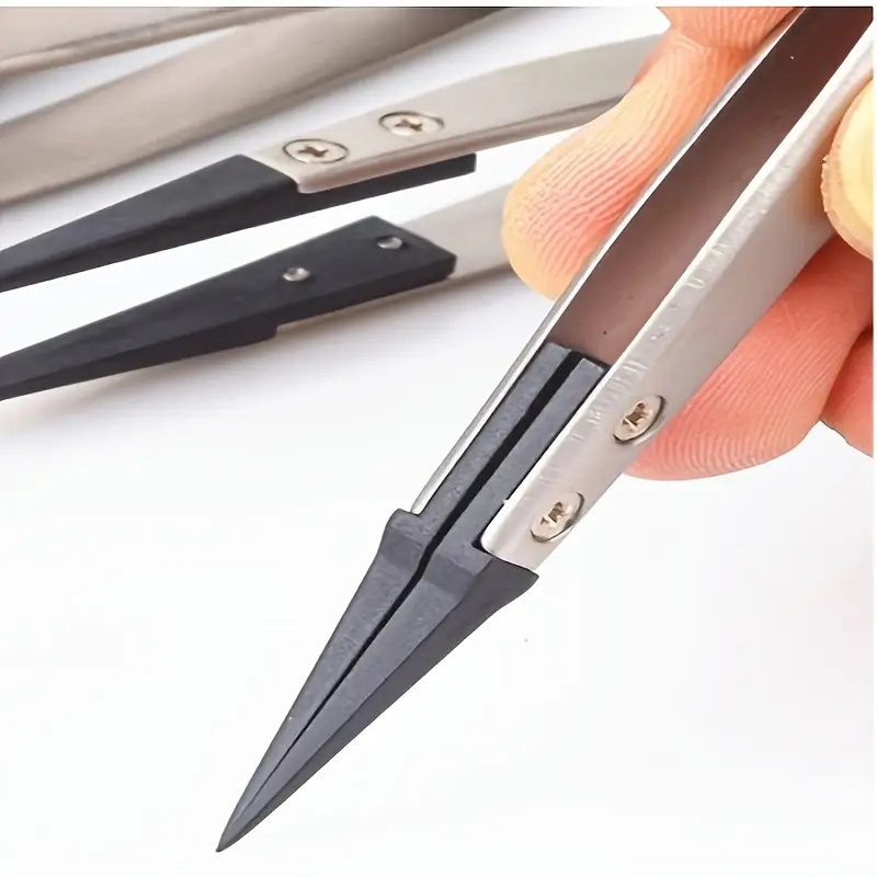 Body Jewelry Tool - Pinces de précision antistatiques, pointes antistatiques