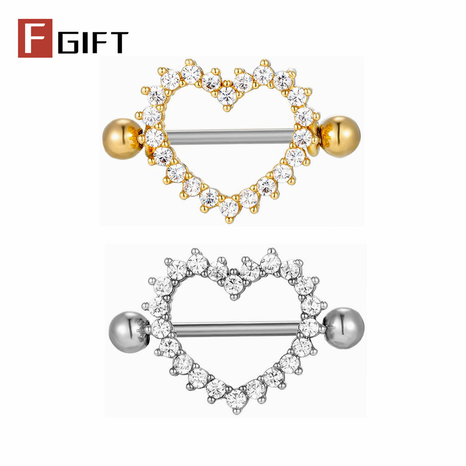Body Jewelry Nipple Rings - 1 paire de bijoux de piercing