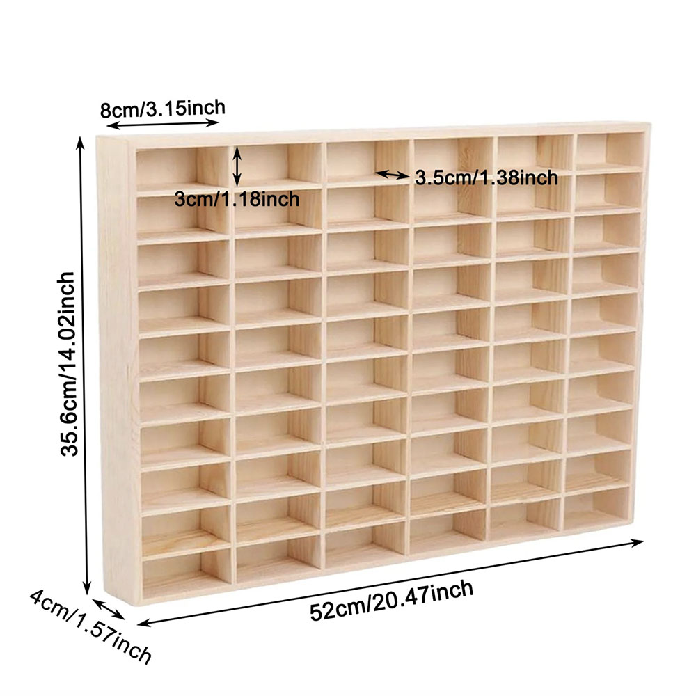 Body Jewelry Display - Boîte de rangement portable en bois