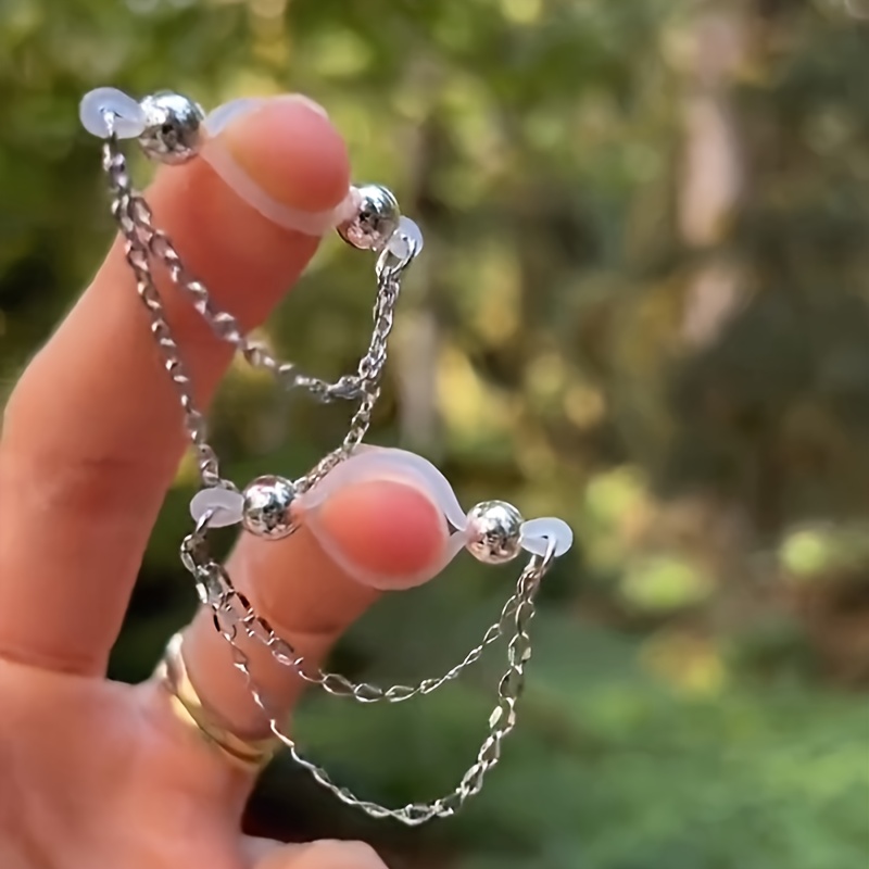 Body Jewelry Nipple Rings - 1 paire d'anneaux de faux mamelon