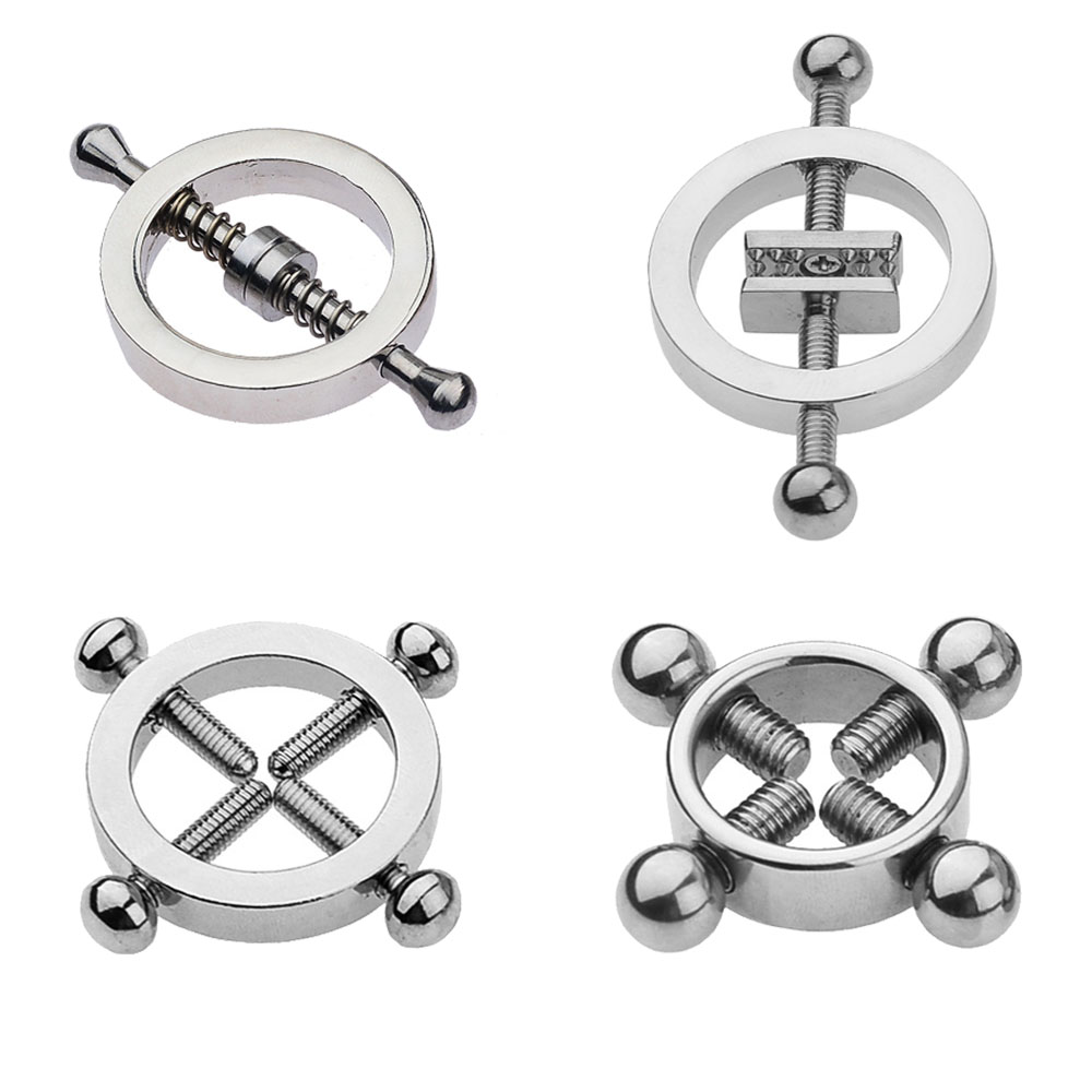 Body Jewelry Nipple Rings - Anneaux de mamelon amusants en acier