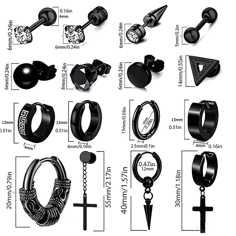EVISPOL 1 Paire de Boucles d'O - Conch Earring Hoop avis et prix