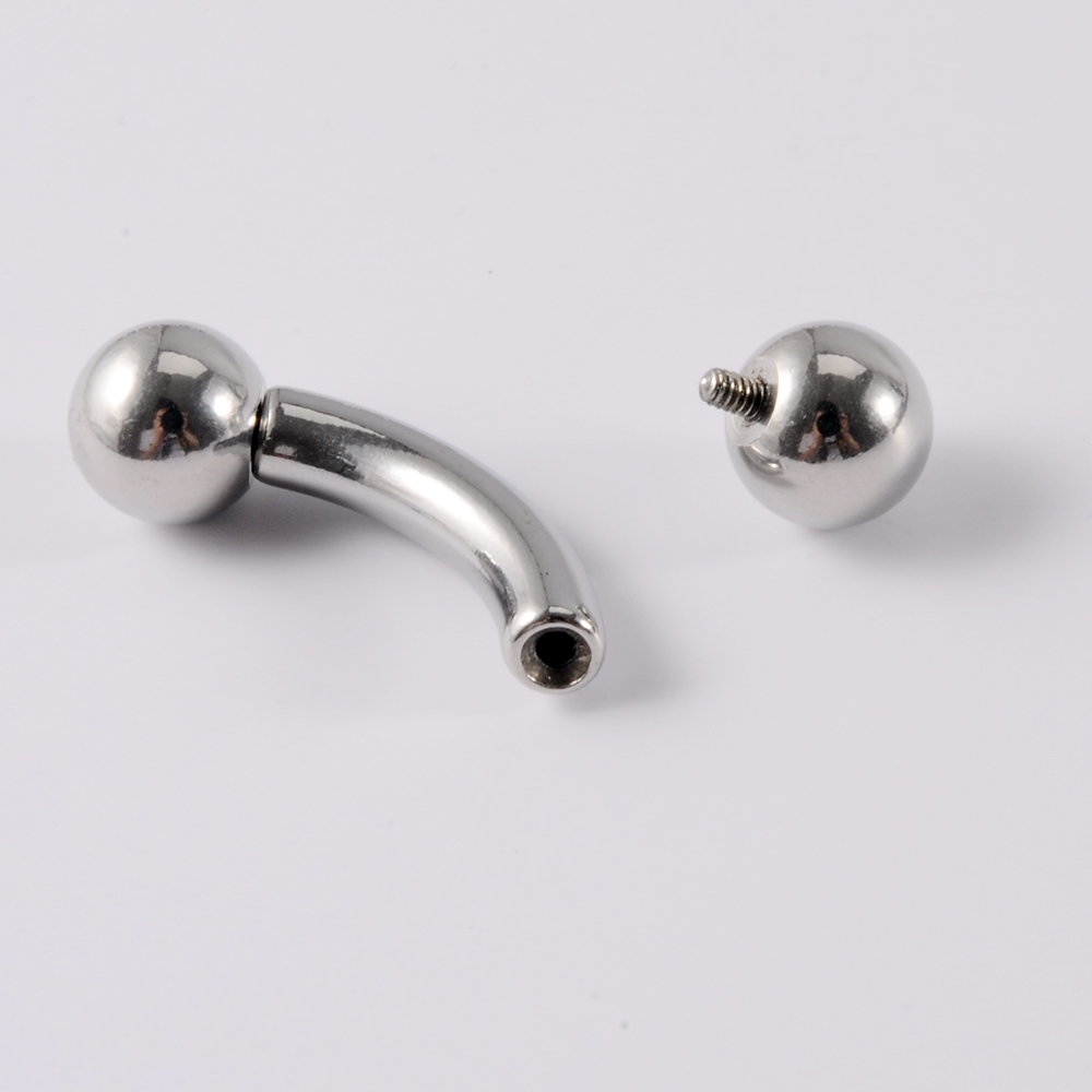 Anneaux d'haltères droits en a - Nipple Bar Curved avis et prix