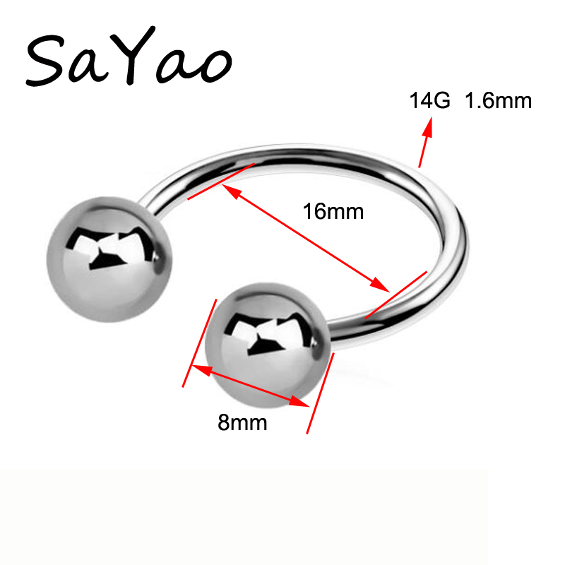 Grande boule en acier inoxydab - Nipple Bar Curved avis et prix