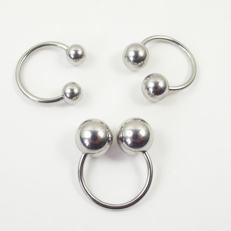 Grande boule en acier inoxydab - Nipple Bar Curved avis et prix