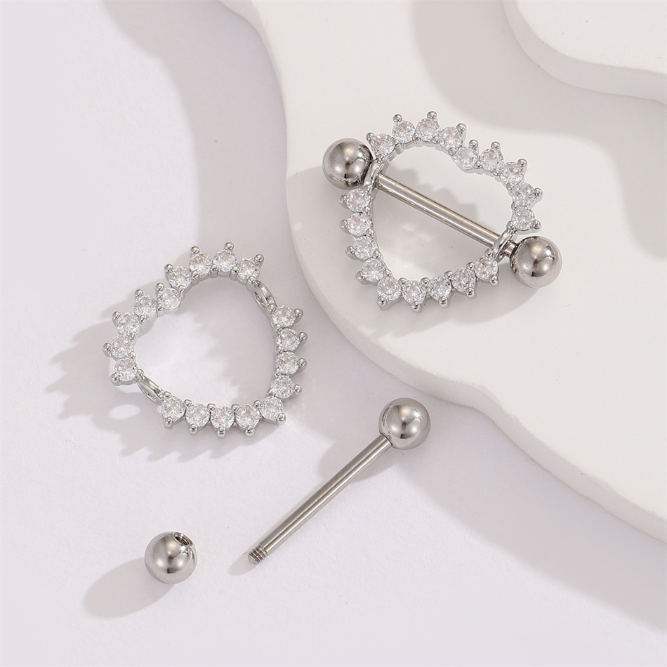 1 paire de bijoux de piercing  - Body Jewelry Nipple Rings avis et prix