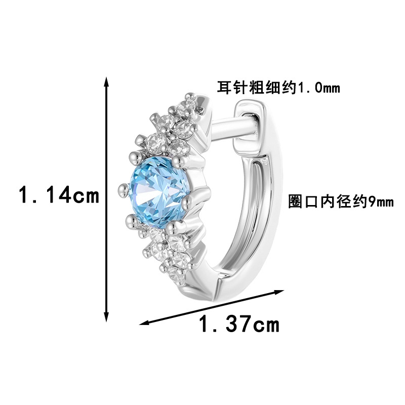 Créoles en zircon cubique, bou - Conch Earring Hoop avis et prix