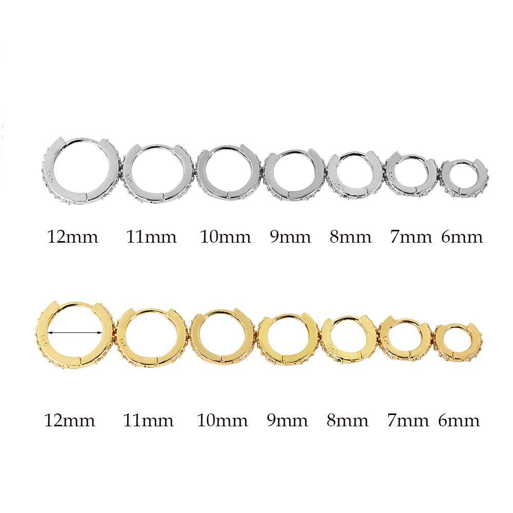 Arc-en-ciel CZ Huggies boucles - Conch Earring Hoop avis et prix