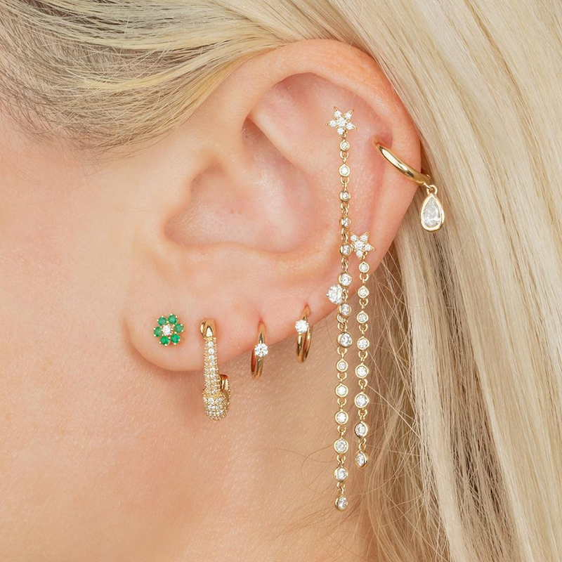 CRMYA or argent couleur cercle - Conch Earring Hoop avis et prix