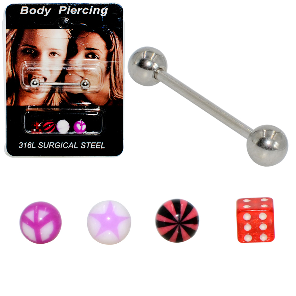 1 ensemble (5 pièces) barre en - Body Jewelry Nipple Rings avis et prix
