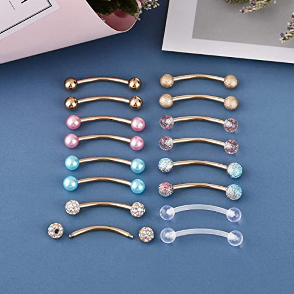 Anneaux de ventre incurvés en  - Nipple Bar Curved avis et prix