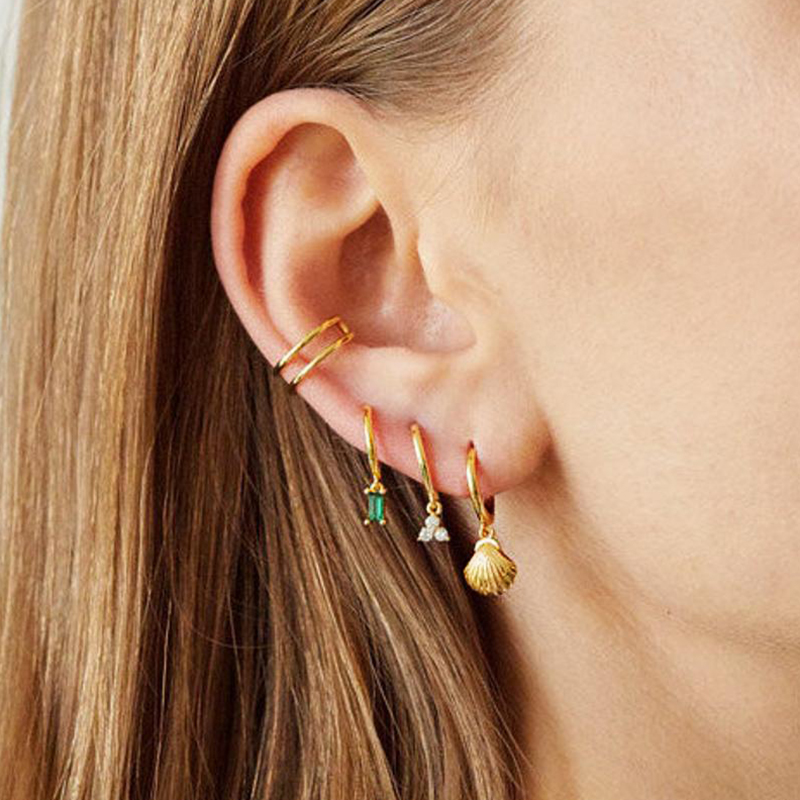 Boucles d'oreilles en argent S - Conch Earring Hoop avis et prix