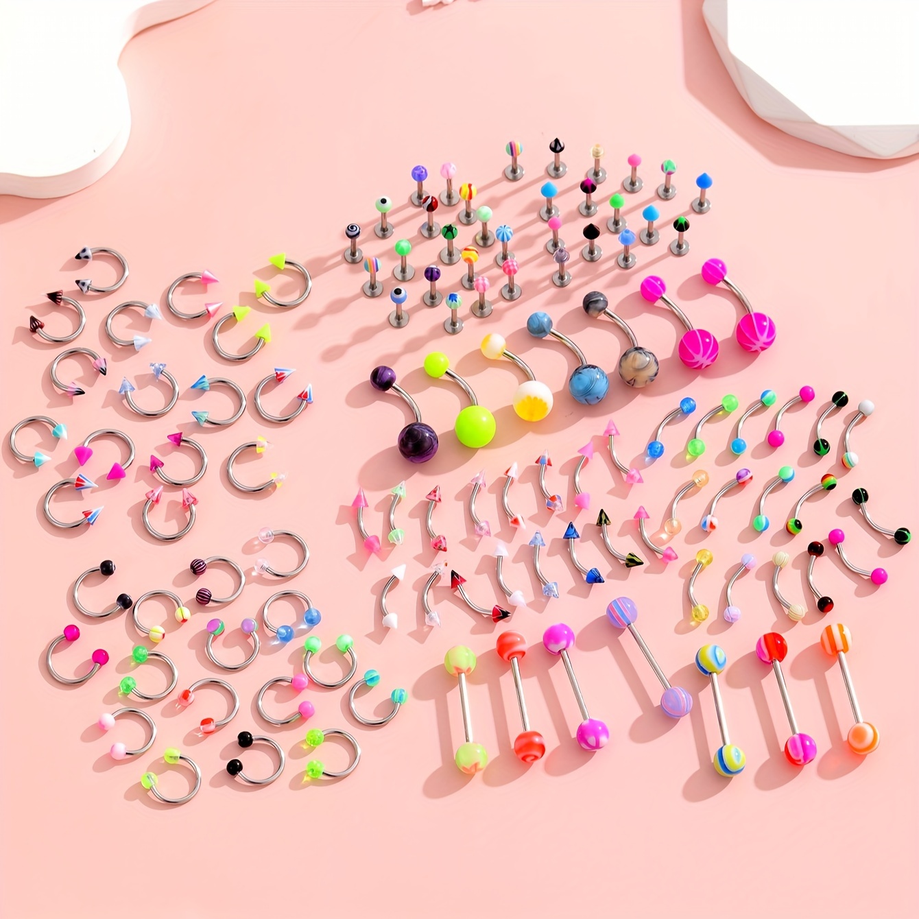 45/80/110 pièces mélange Style - Body Jewelry Storage avis et prix