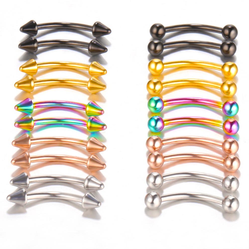 Lot de 10 piercings pour les s - Nipple Bar Curved avis et prix