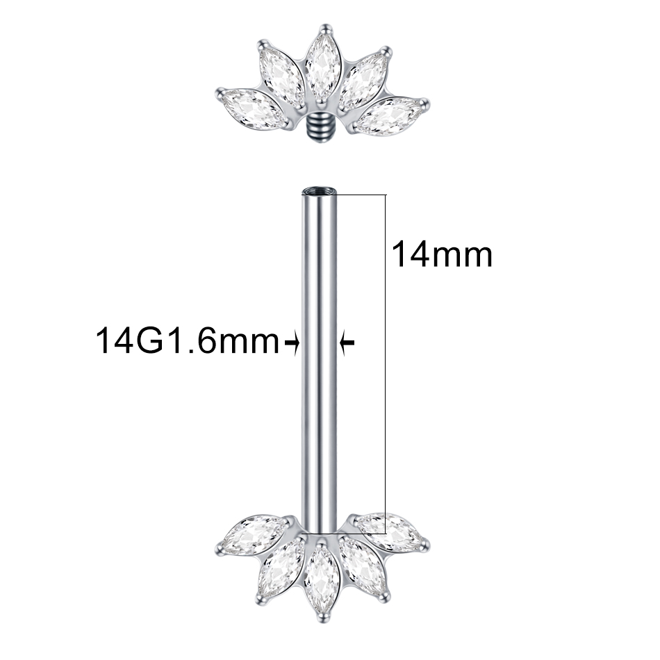 Anneau de piercing en titane G - Body Jewelry Nipple Rings avis et prix