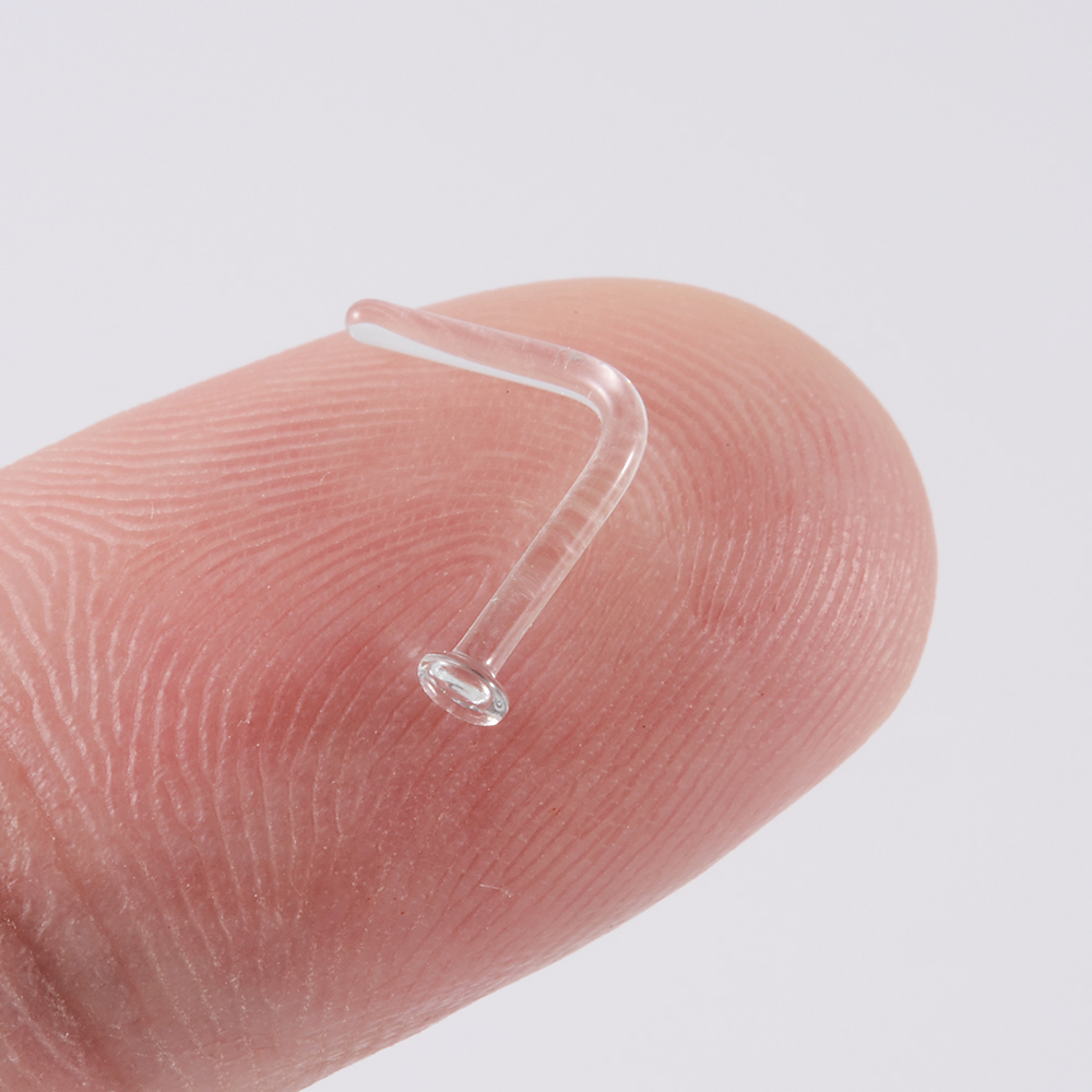 Goujon de nez en verre Transpa - Body Jewelry Storage avis et prix