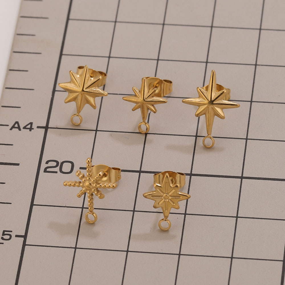 6 pièces Clous d'oreilles étoi - Body Jewelry Tool avis et prix