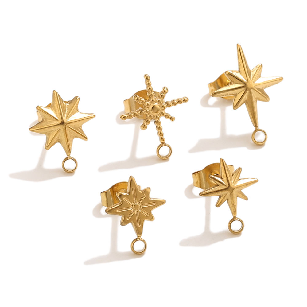 6 pièces Clous d'oreilles étoi - Body Jewelry Tool avis et prix