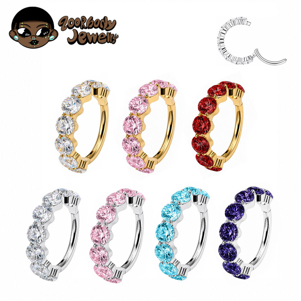 ZOOR F136 Titane Luxe Zircon A - Conch Earring Hoop avis et prix