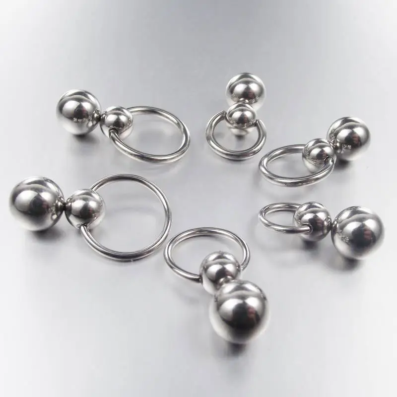 Anneau de gourde à double boul - Nipple Bar Curved avis et prix