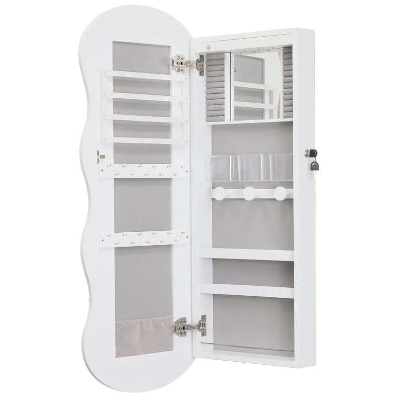 Miroir sur pied en bois, style - Body Jewelry Storage avis et prix