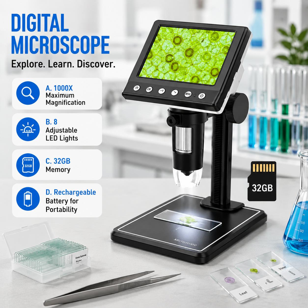 Microscope numérique portable  - Body Jewelry Repair avis et prix