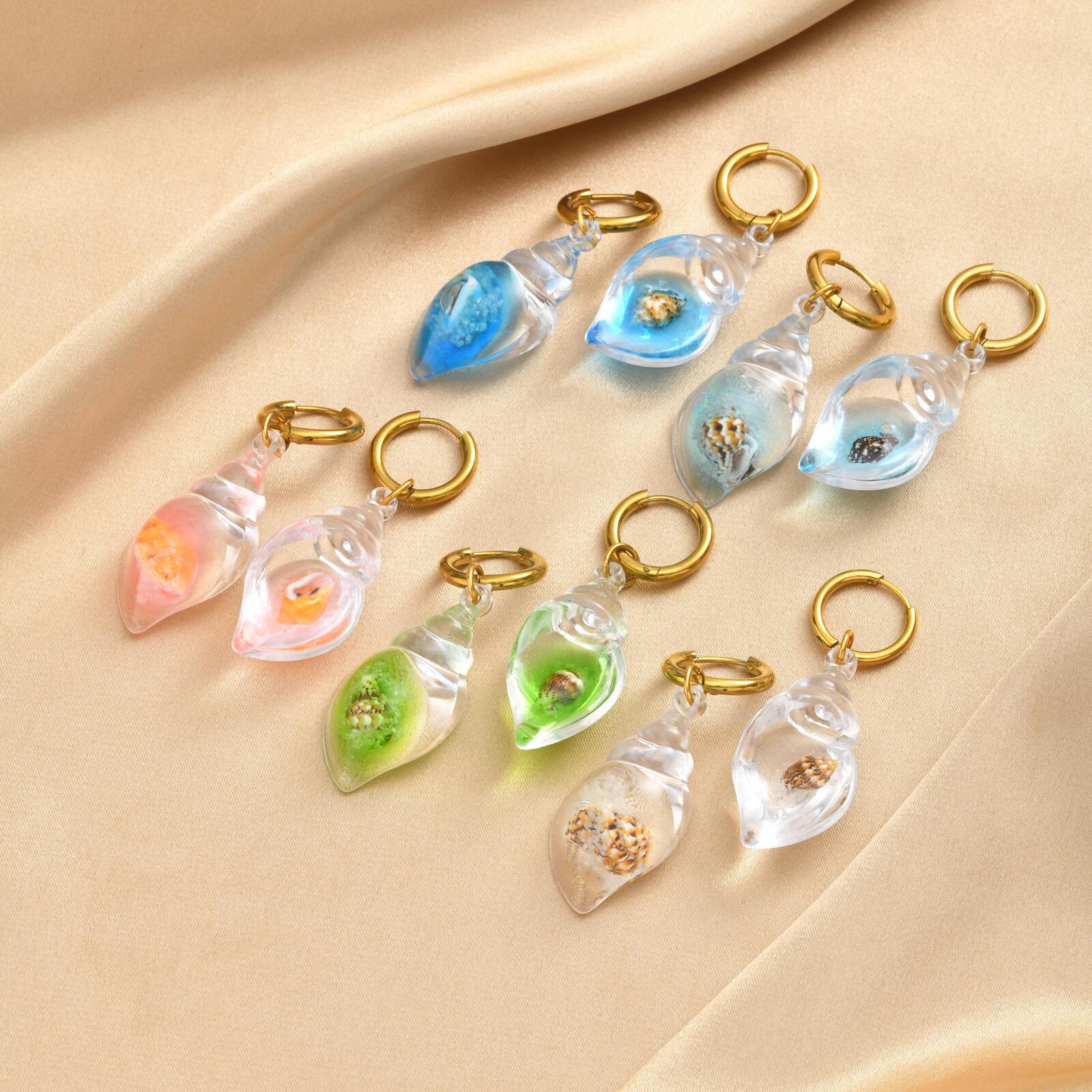Boucles d'oreilles créoles coq - Conch Earring Hoop avis et prix