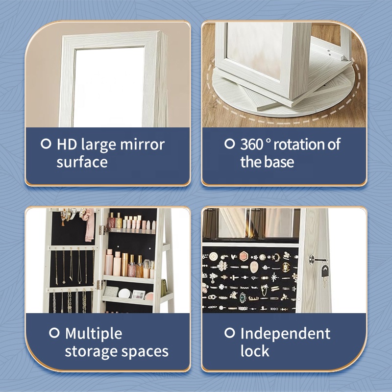 Miroir complet sur pied person - Body Jewelry Storage avis et prix