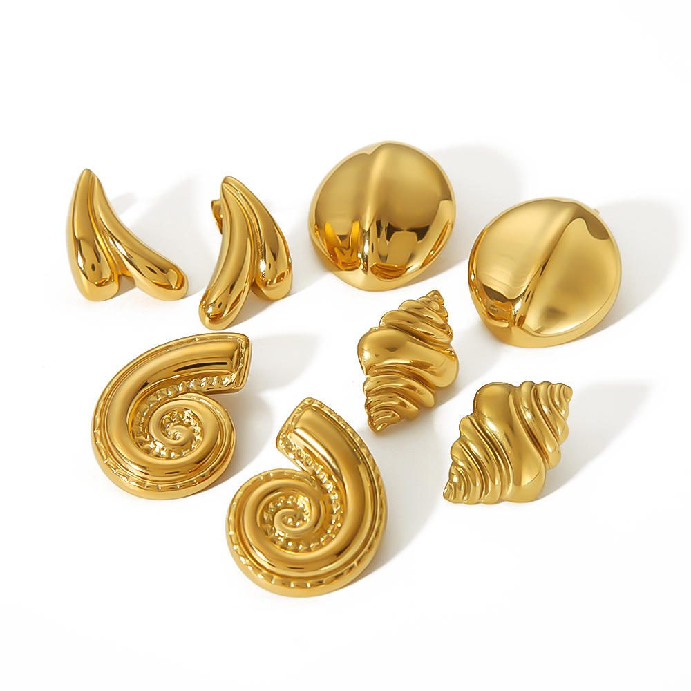 Boucles d'oreilles Conch plaqu - Conch Earring Hoop avis et prix