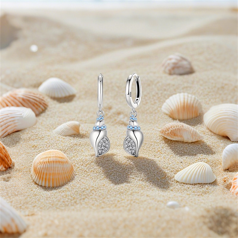 Boucles d'oreilles en argent S - Conch Earring Hoop avis et prix