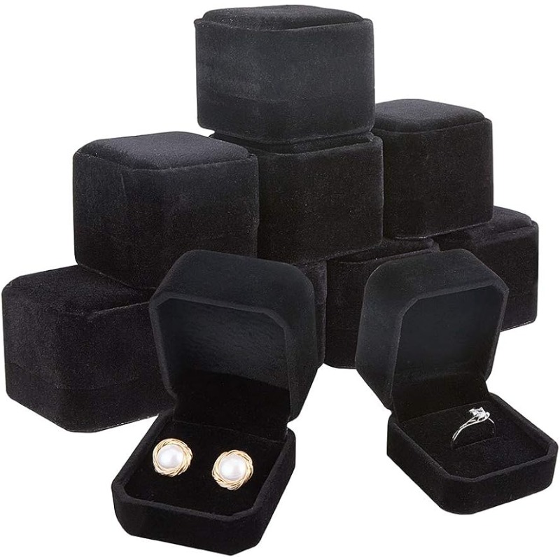 Paquet de 10 boîtes à bagues e - Body Jewelry Display avis et prix