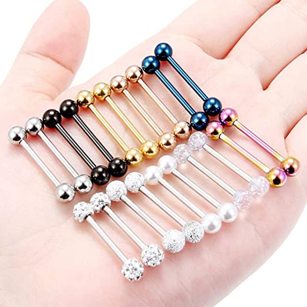 Anneaux de langue en acier pou - Body Jewelry Nipple Rings avis et prix