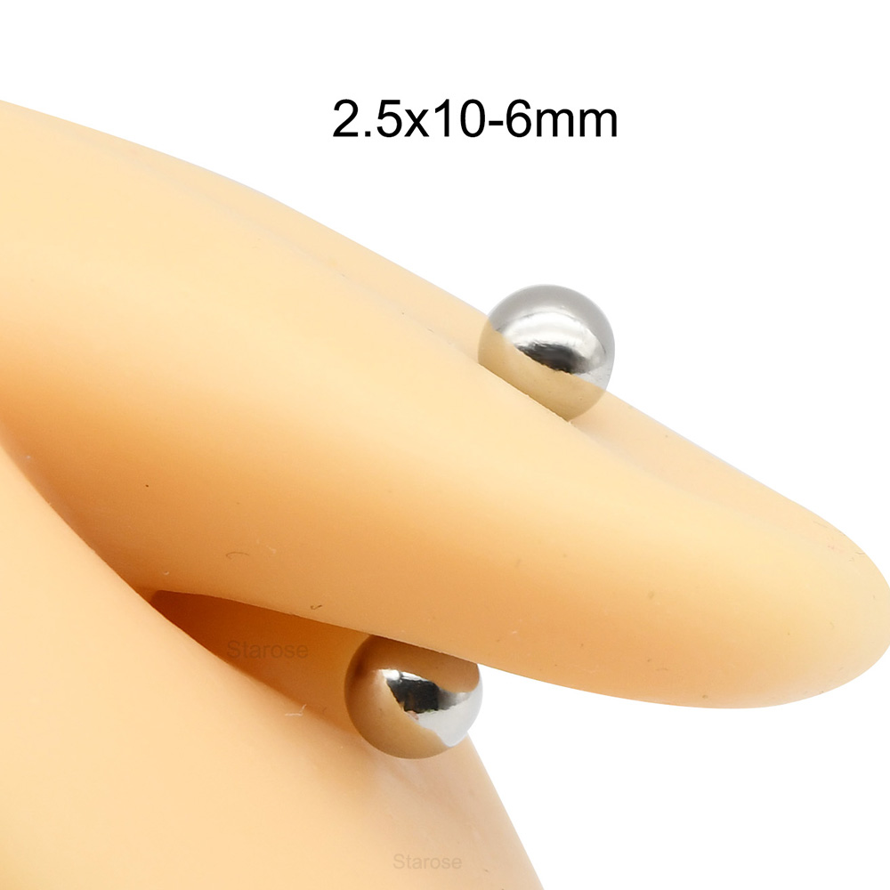 Piercing d'haltère droit en ac - Body Jewelry Nipple Rings avis et prix