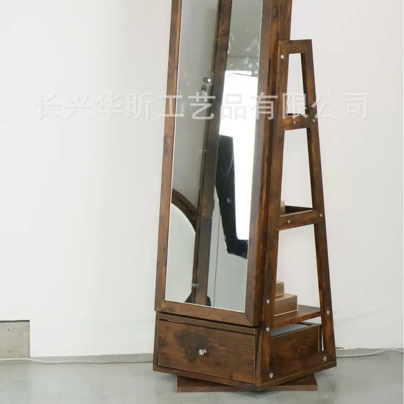 Miroir sur pied rotatif avec a - Body Jewelry Storage avis et prix