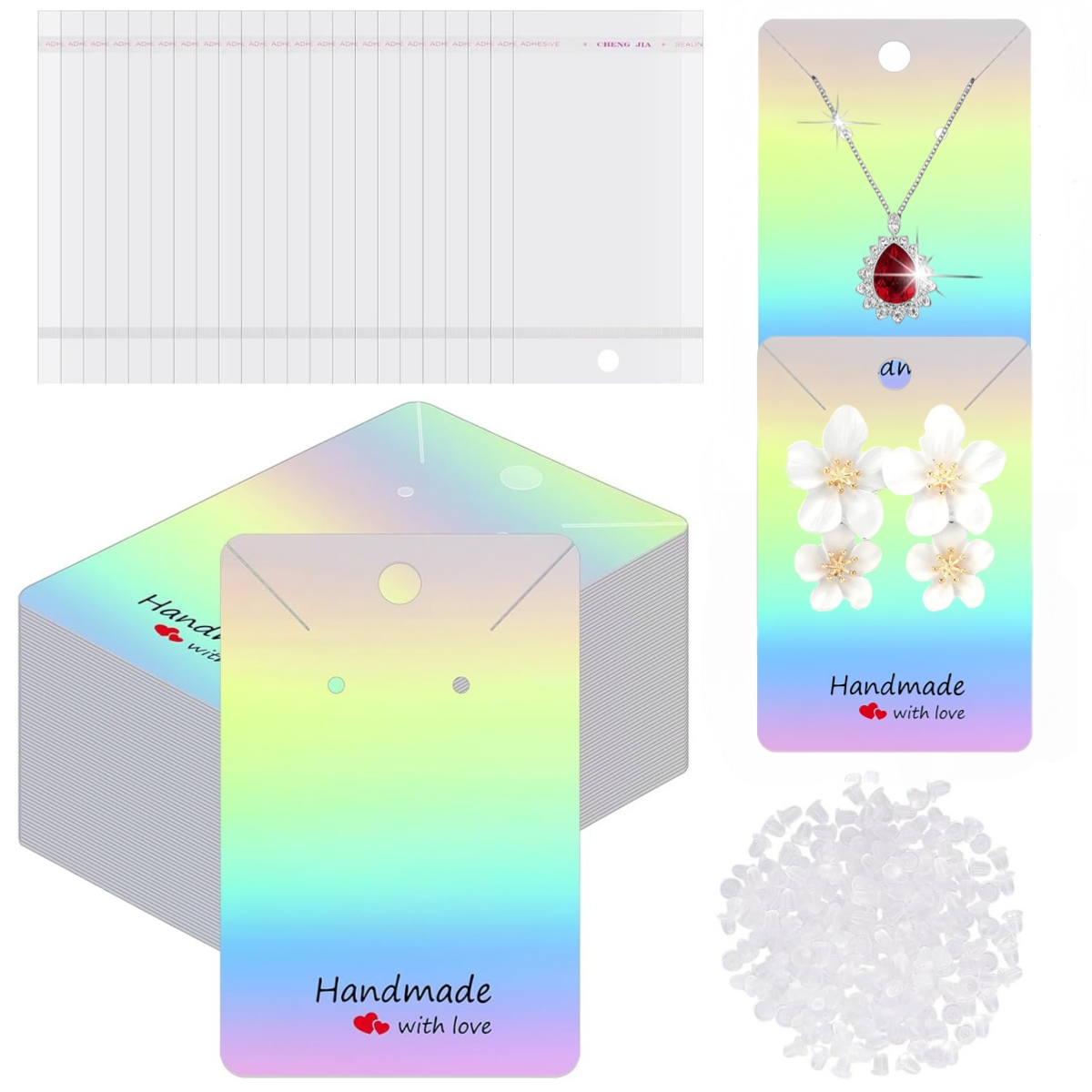 Lot de 200 cartes de présentat - Body Jewelry Display avis et prix