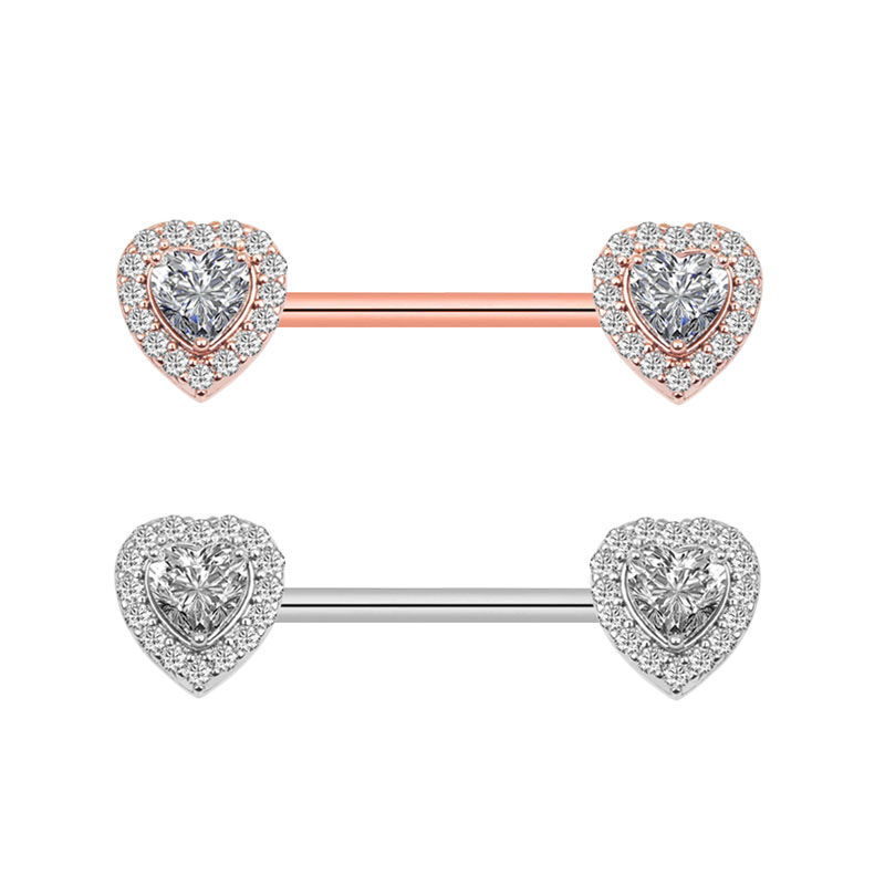 Piercing de mamelon en Zircon  - Body Jewelry Nipple Rings avis et prix